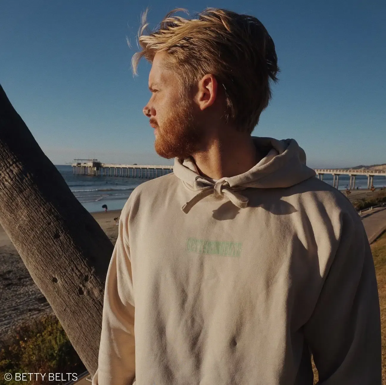 Groovy Unisex Hoodie in SAGE (made-to-order)