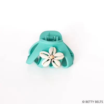 Betty Flower Round Claw Clip