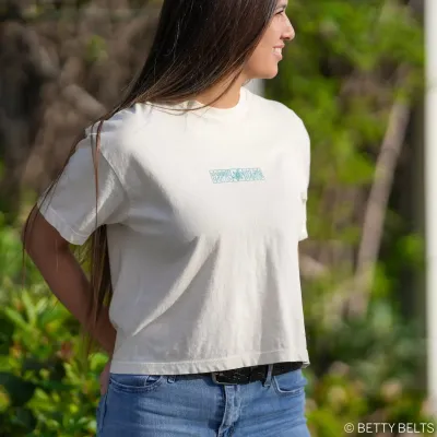 OG Betty Logo + Salt &amp; Light Vintage Wash Cropped Tee