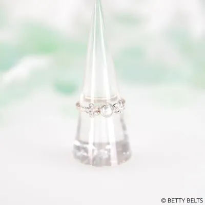 Kendall Plumeria + Pearl Ring