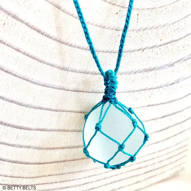 Sea Glass Necklace (FISHNET)