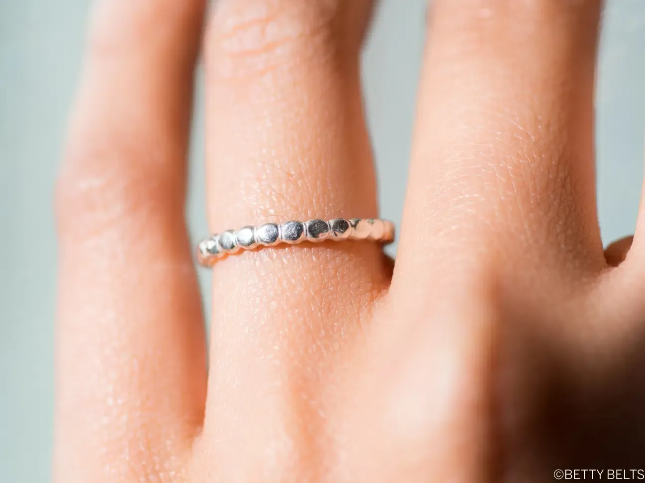 COURTNEY Dotted Ring (Silver &amp; 24K Gold Vermeil)