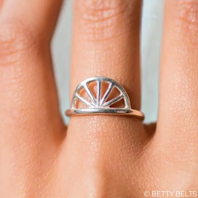 Bee's Sunrise Ring (Silver &amp; 24K Gold Vermeil)