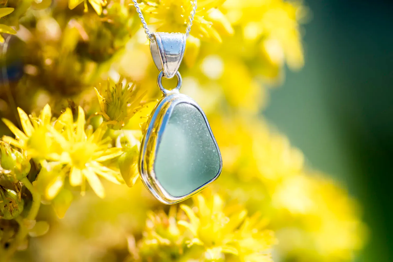 MINI Sea Glass Pendant/ Necklace