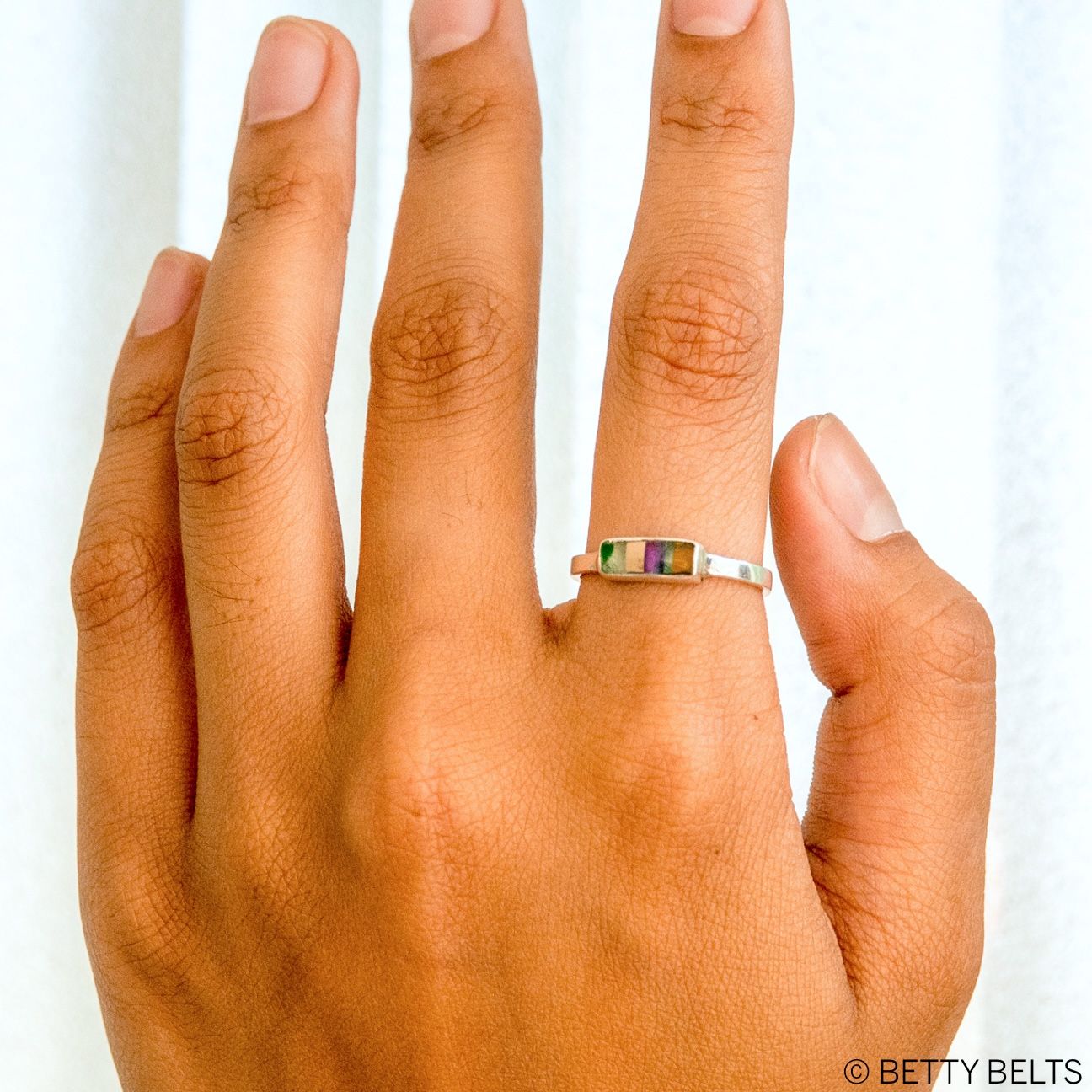 AMANDA Upcycled Surfite Ring