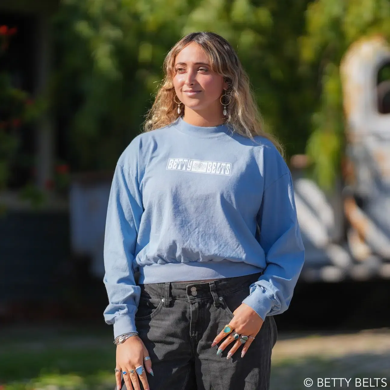 OG Logo Cropped Long Sleeve Top