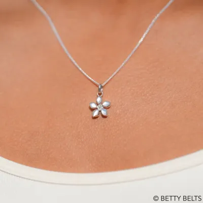 PEBBLE Flower Shell Charm / Necklace PEBBLE Flower Shell Charm / Necklace