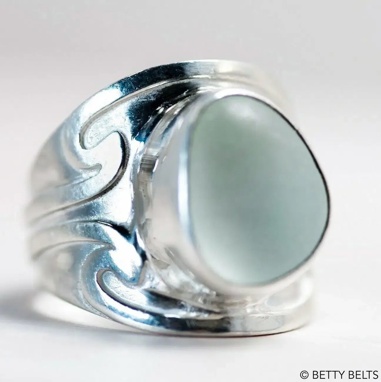 Sea Glass Ring (NEW WAVE)