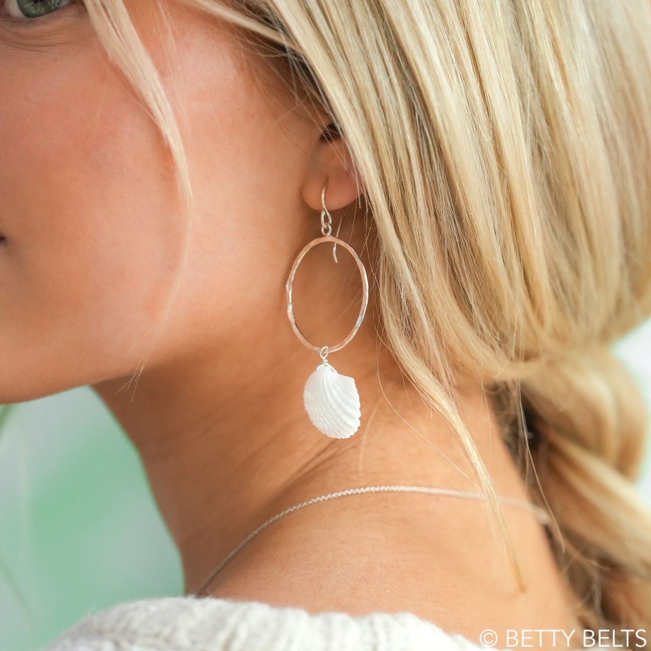 Erica Shell Earrings (Silver &amp; 24K Gold Vermeil)