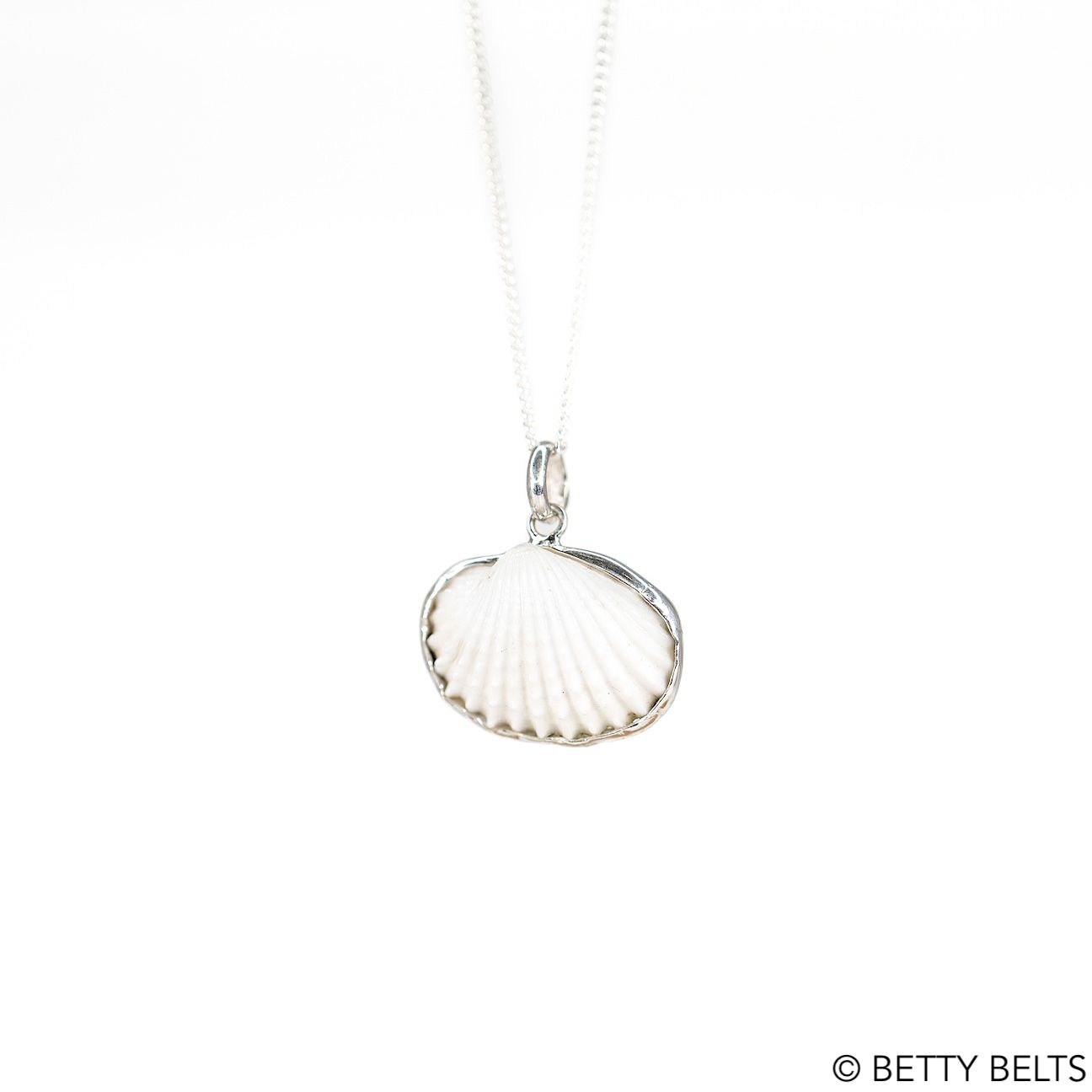 Erica Shell Reversible Pendant/ Necklace