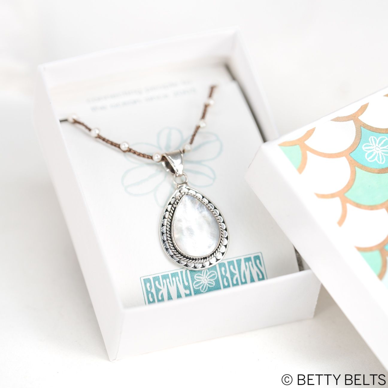 Adina Pearl Cord &amp; Evanne Pendant Necklace Set – Mother’s Day 2026 Special