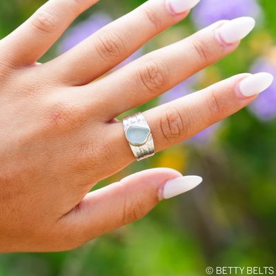 LIVING WATER Sea Glass Ring