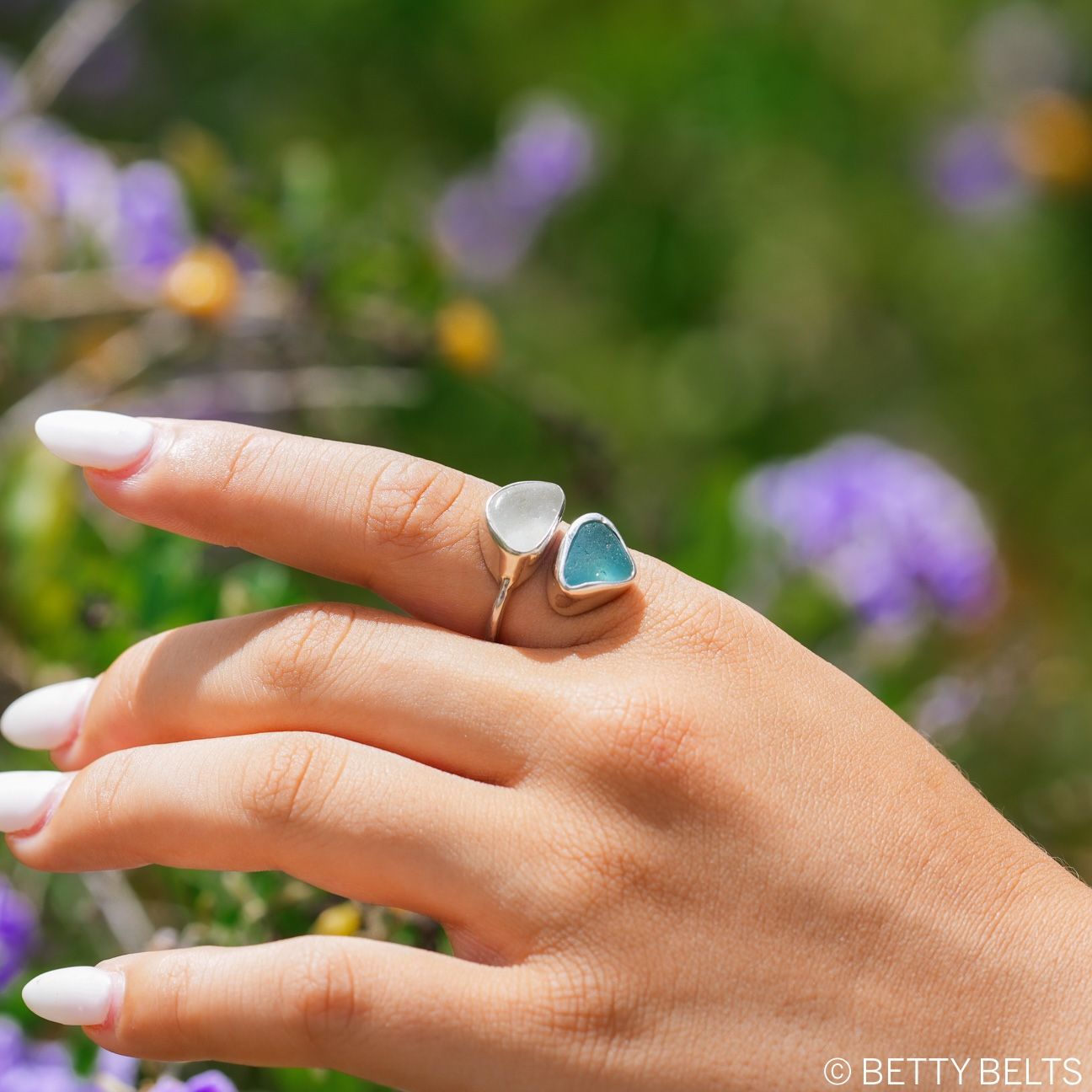 Better Together Mini Sea Glass Ring