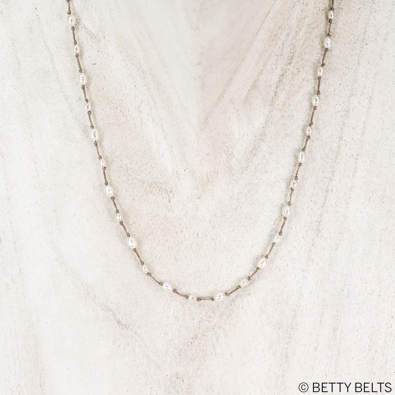 SOPHIE Pearl Cord Necklace