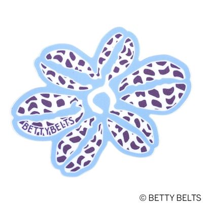 Hebrew Shell Flower Sticker
