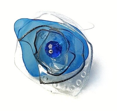 ANELLO Fiore blu n. 11