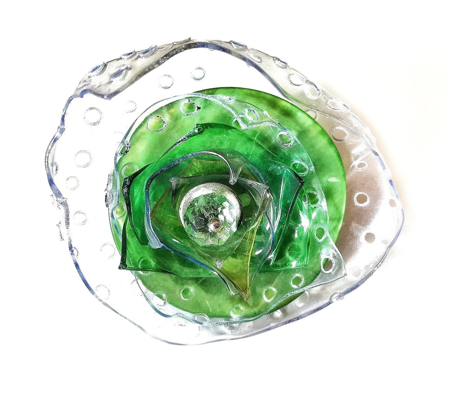 ANELLO Fiore verde n. 17