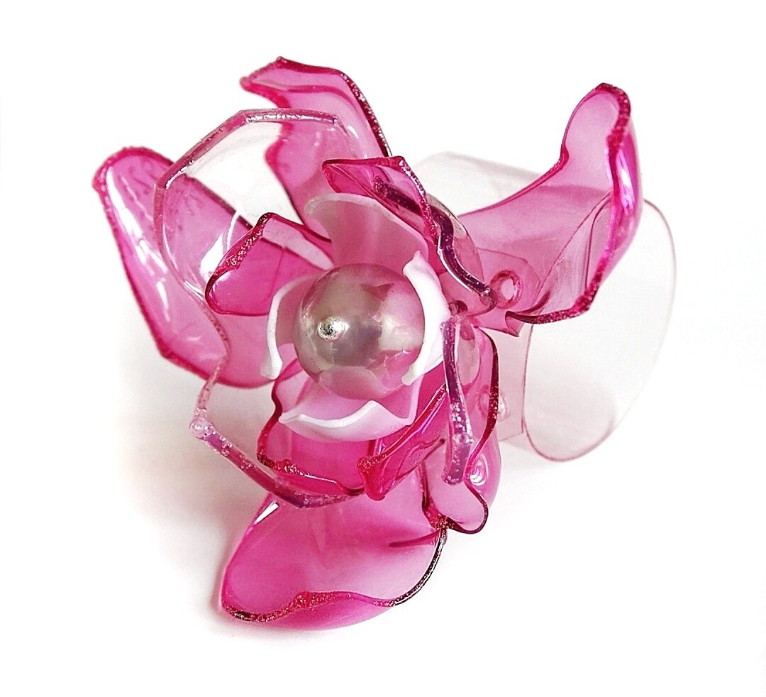 ANELLO Fiore rosa n. 9