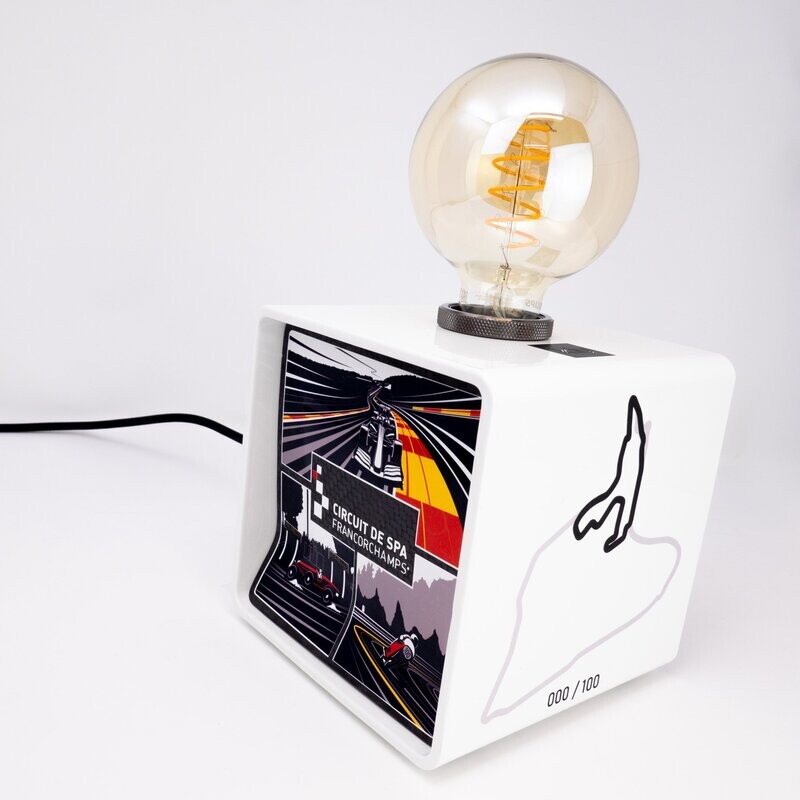 kiu Lamp CUBE 150 Limited edition 100 years Spa Francorchamps