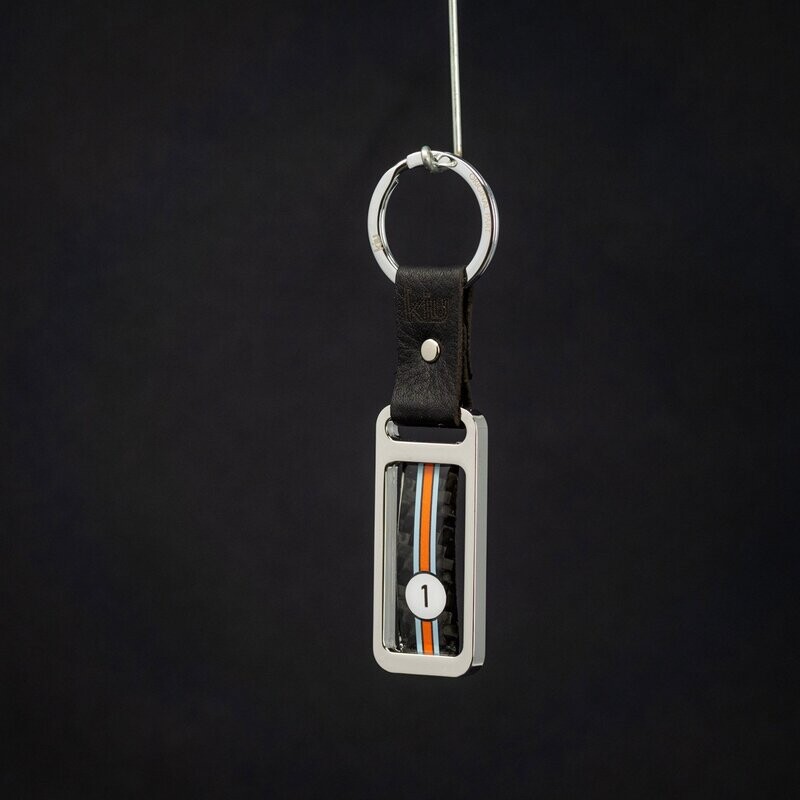 Porte-clés métal/carbone RC-02G