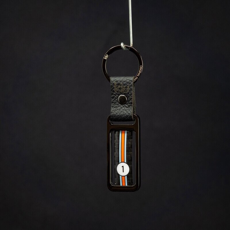 Porte-clés métal/carbone RC-02B