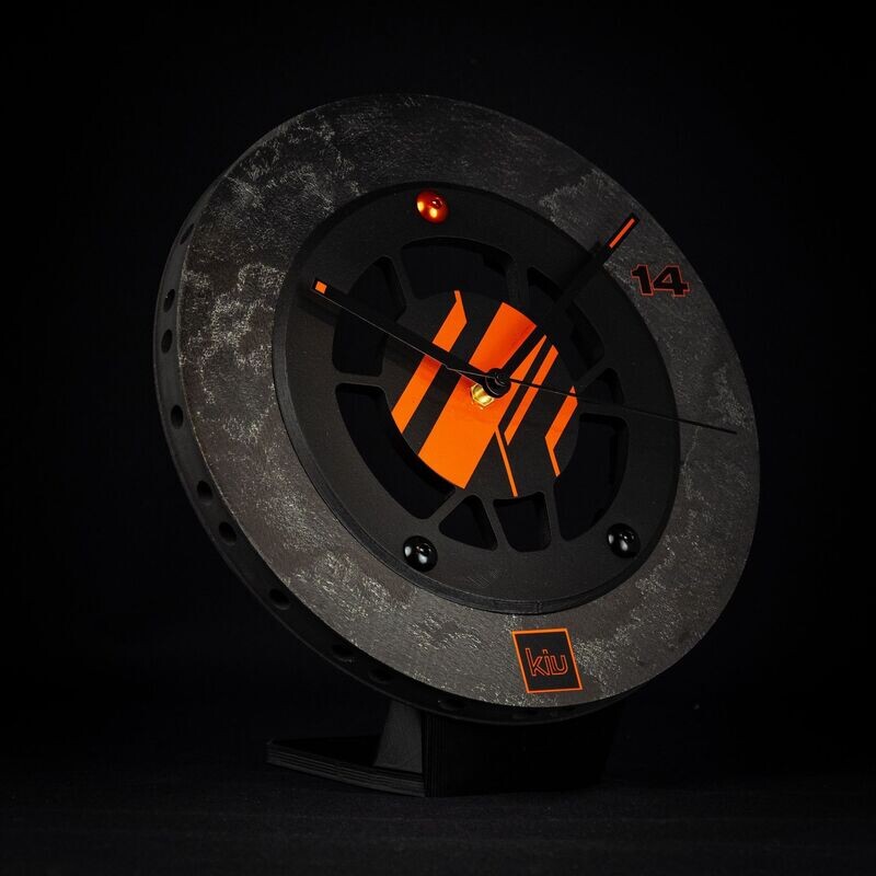 Horloge Disque F1 Carbone