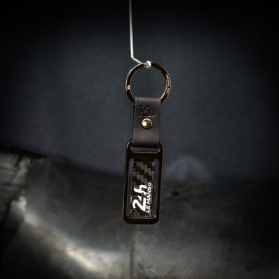 Porte-clés métal/carbone 24h Le Mans