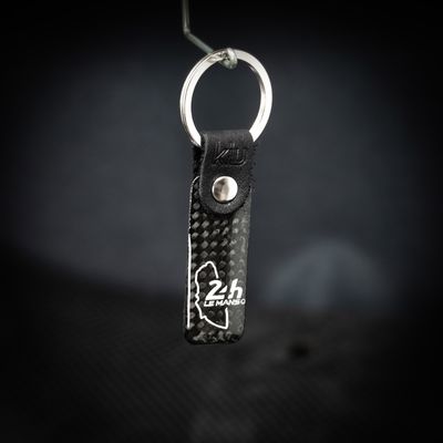 24h Le Mans Carbon keyring