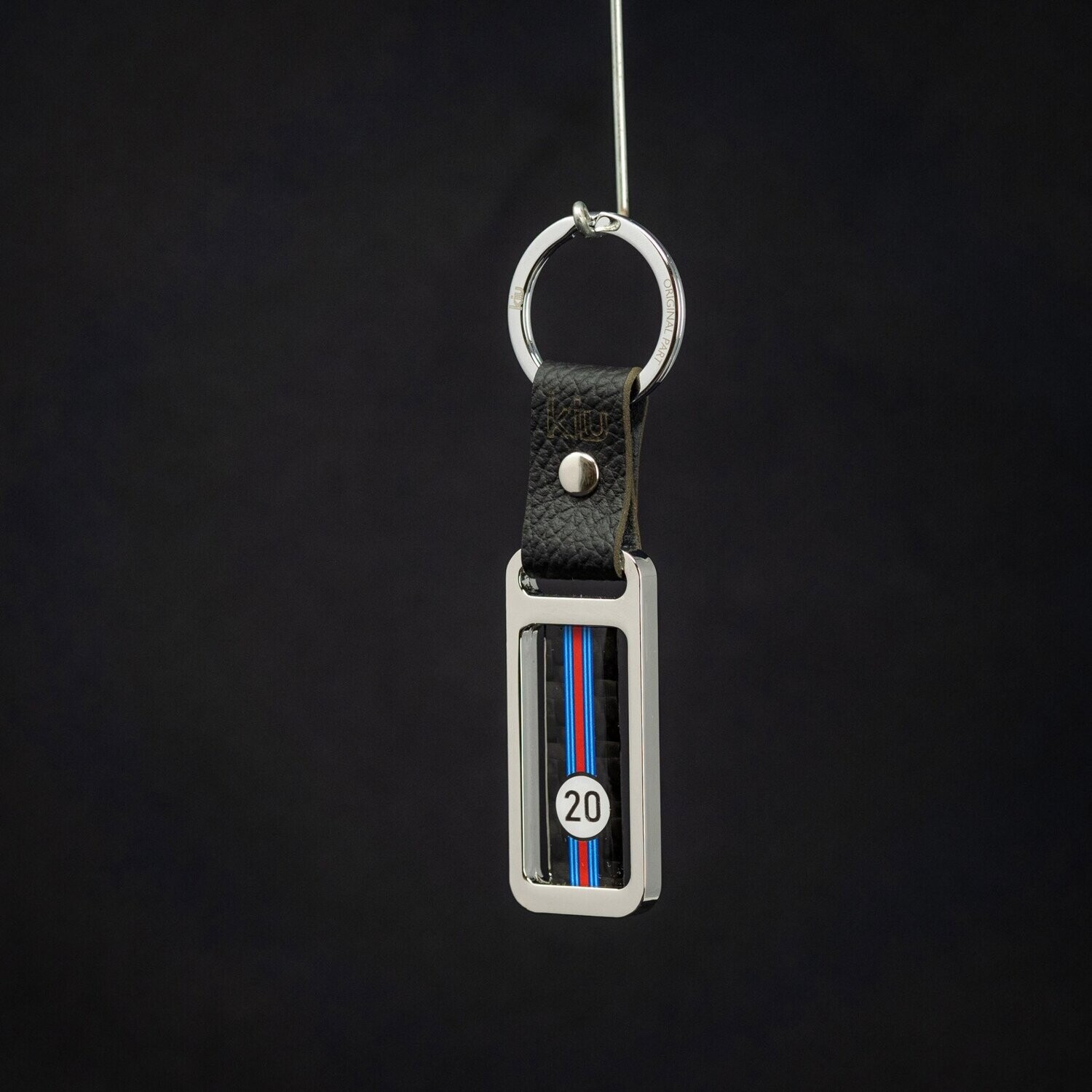 Porte-clés métal/carbone RC-01G Porte-clés métal/carbone RC-01G