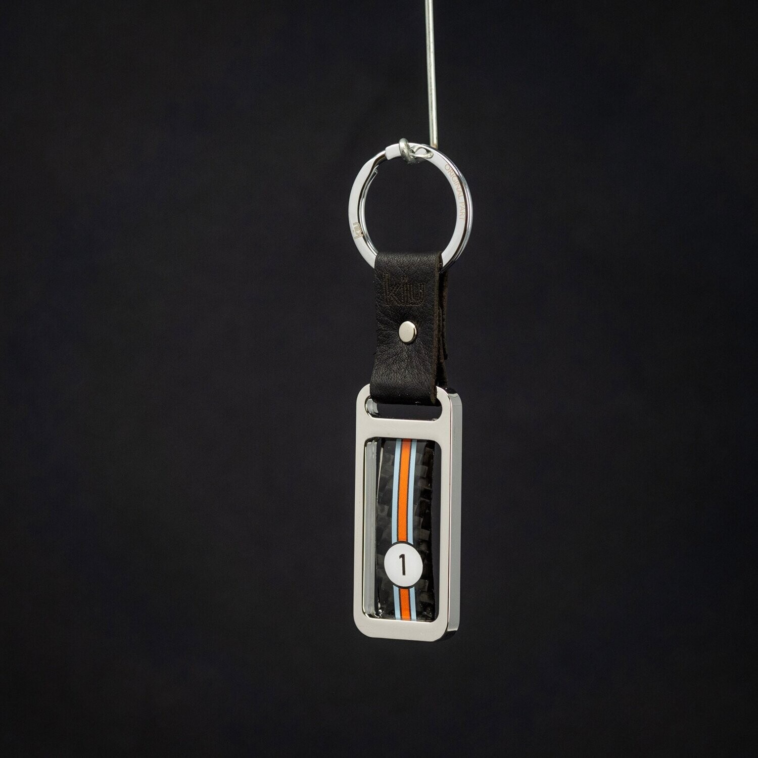 Porte-clés métal/carbone RC-02G Porte-clés métal/carbone RC-02G