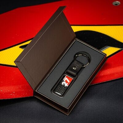 Porte-clés F1 Villeneuve Rouge/Carbone Porte-clés F1 Villeneuve Rouge/Carbone
