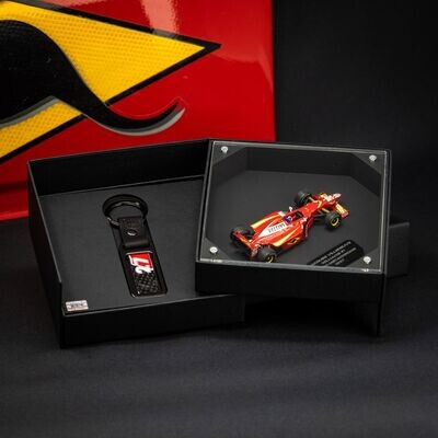 Coffret F1 Villeneuve : Porte-clés Métal/Carbone + Miniature Coffret F1 Villeneuve : Porte-clés Métal/Carbone + Miniature
