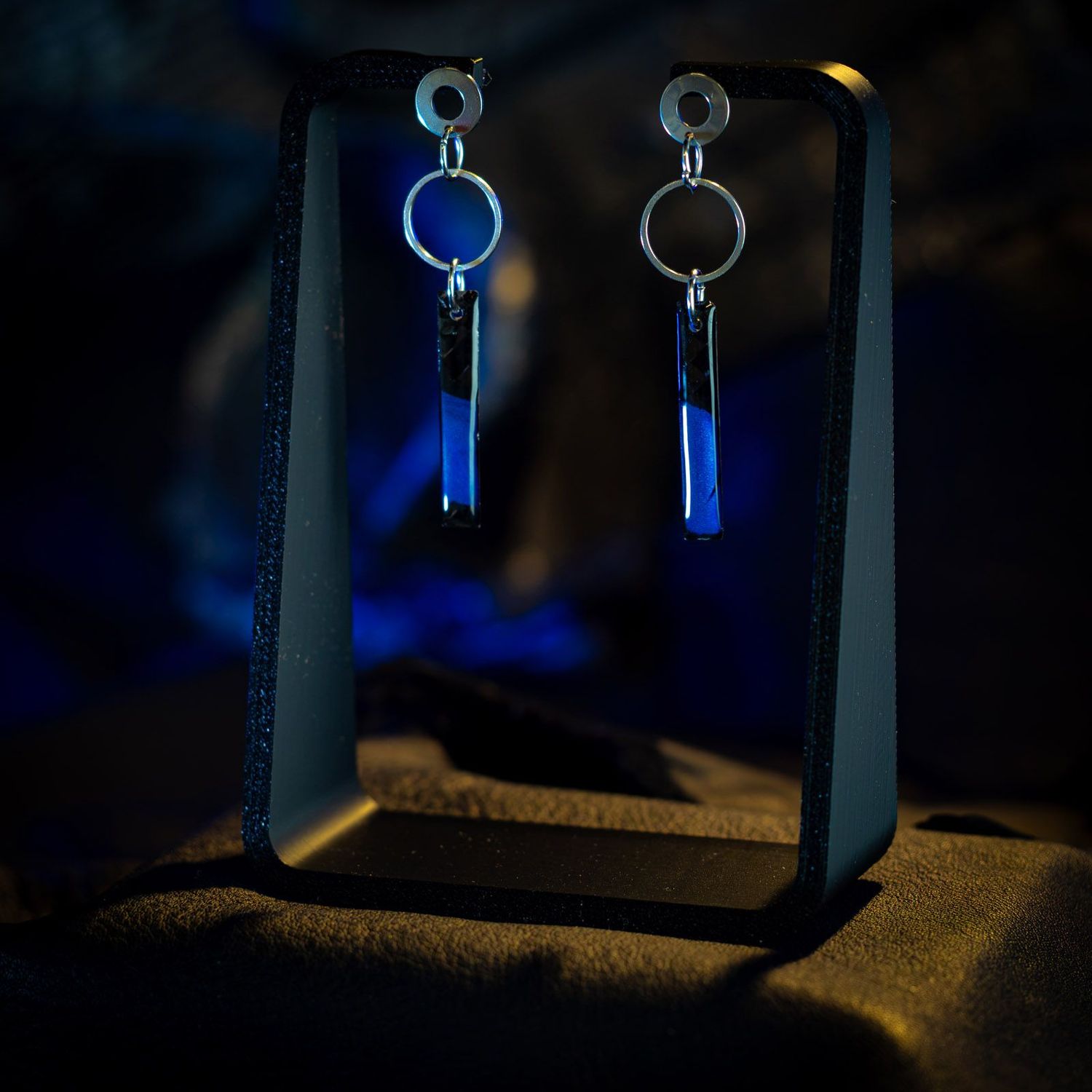 Boucles d'oreilles Carbone/Inox Hypercar Alpine Endurance Team Boucles d'oreilles Carbone/Inox Hypercar Alpine Endurance Team