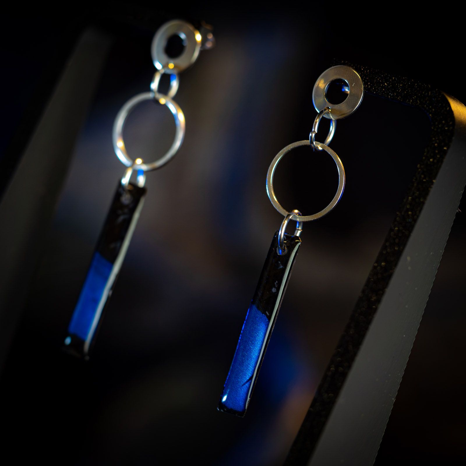 Boucles d'oreilles Carbone/Inox Hypercar Alpine Endurance Team
