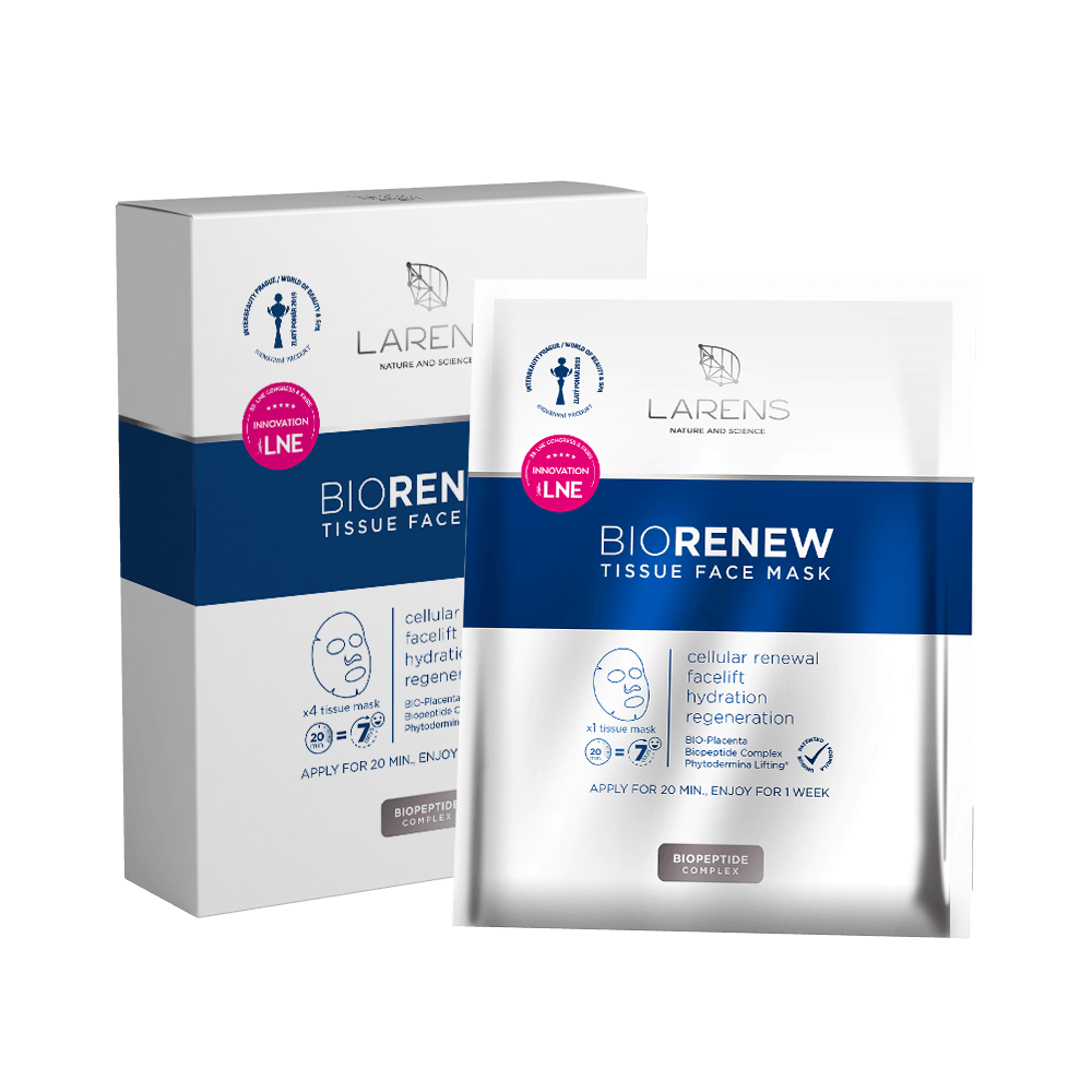 BIO Renew Tissue Face Maks - 4 Sachets