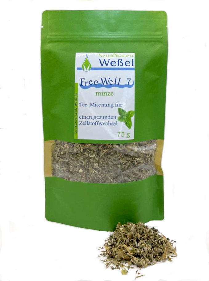 Free Well 7 - Kräutertee für einen gesunden Zellstoffwechsel