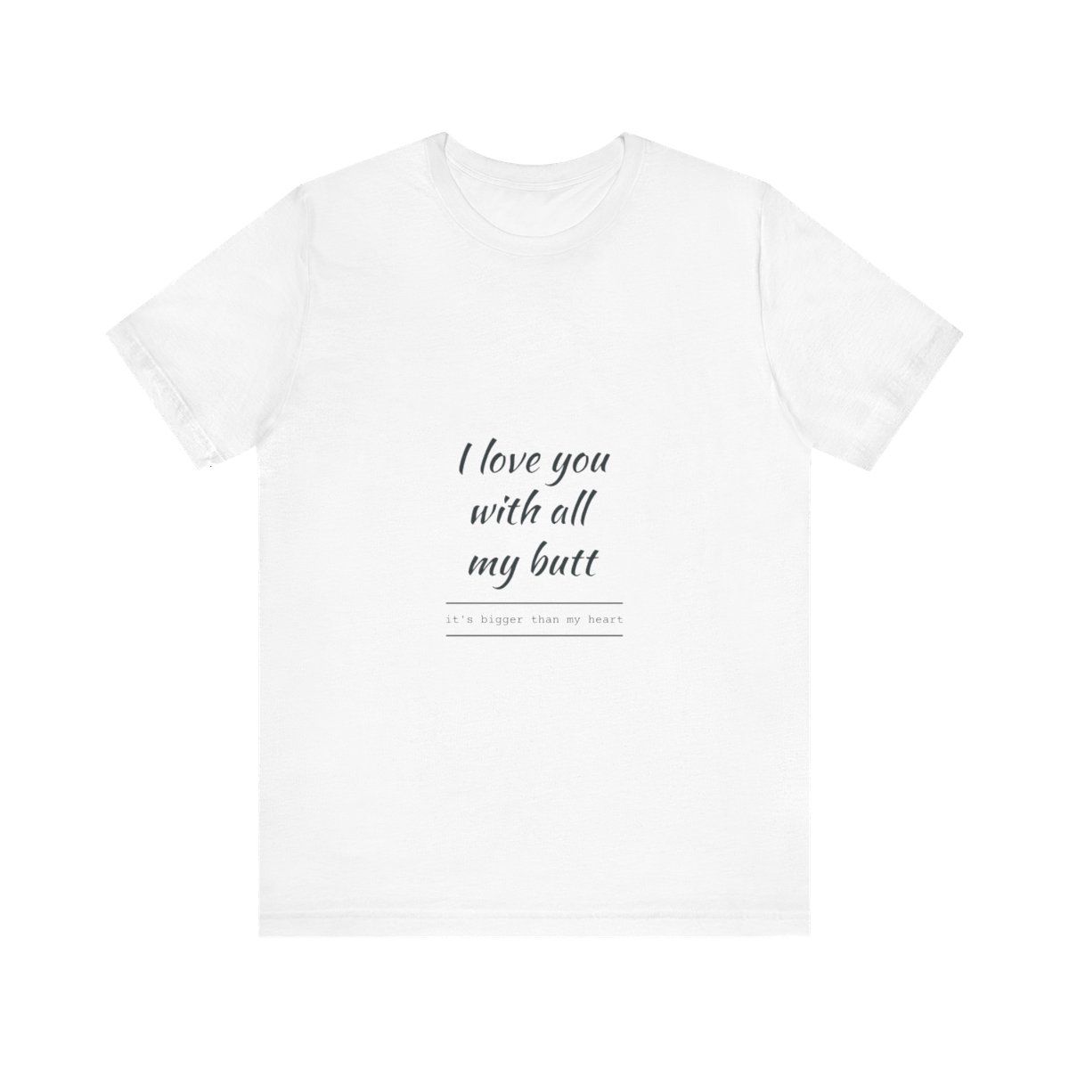 Unisex Jersey Short Sleeve Tee, Colors: White, Sizes: S