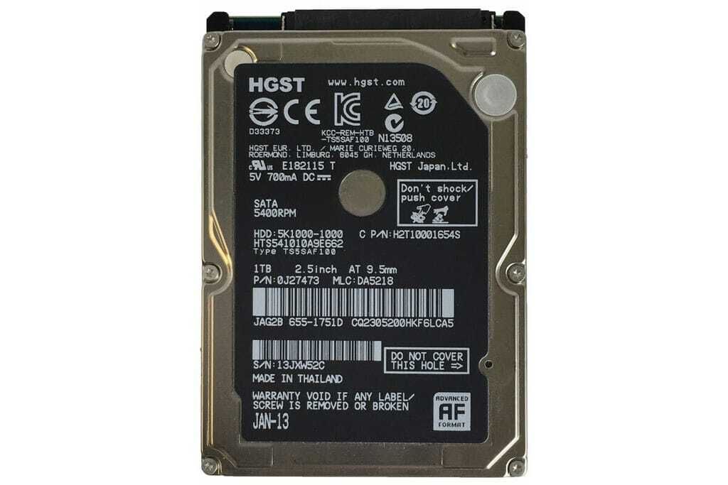 DISCO DURO SATA 2.5 HITACHI 1TB
