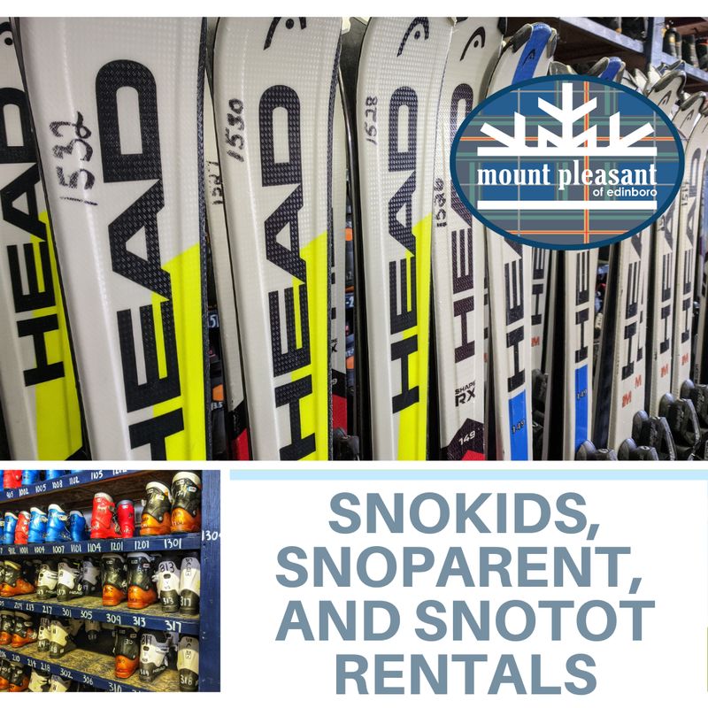 Rentals For Snotot, Snokid and Snoparent Program