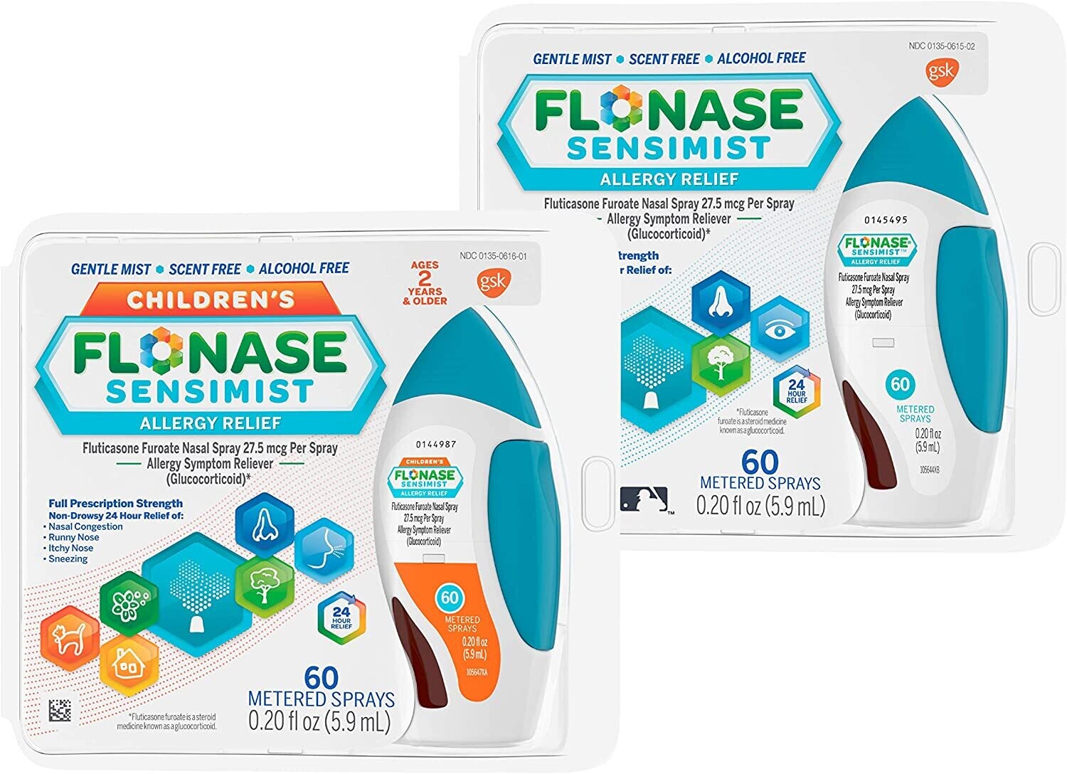 Flonase 2Pack Sensimist Allergy Relief Nasal Spray