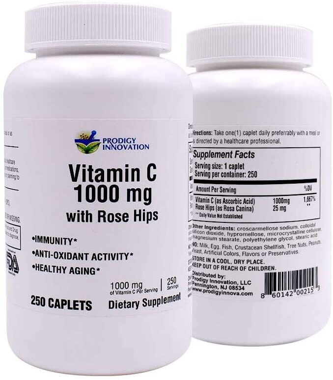 Vitamin C 1000mg with Rose Hips