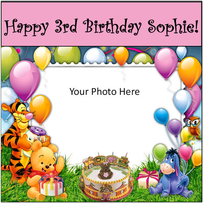 Personalised Photo Cake Toppers
