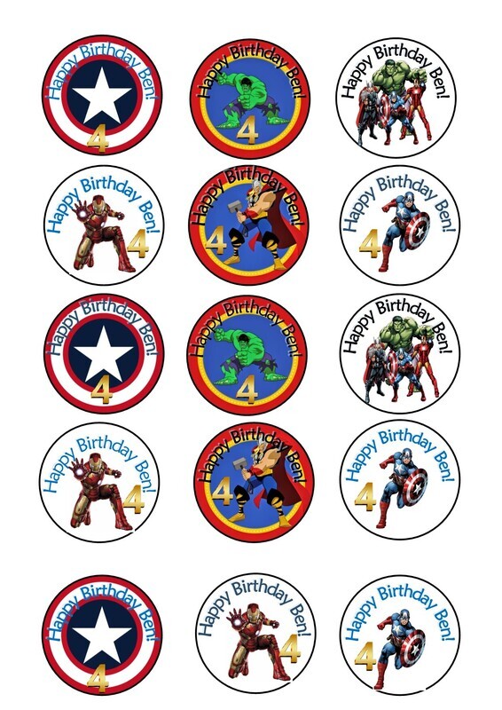 Avengers Cupcake Mix