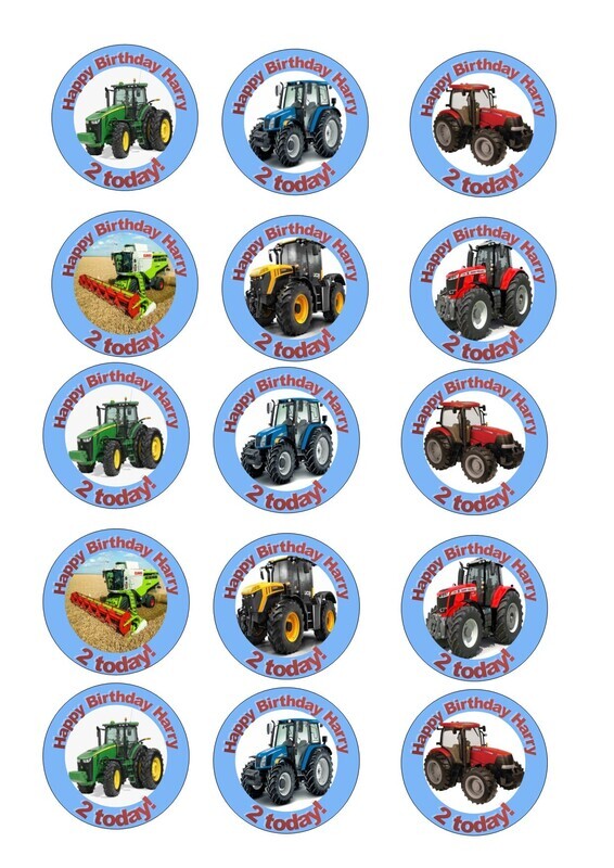 Tractors Cupcake Mix