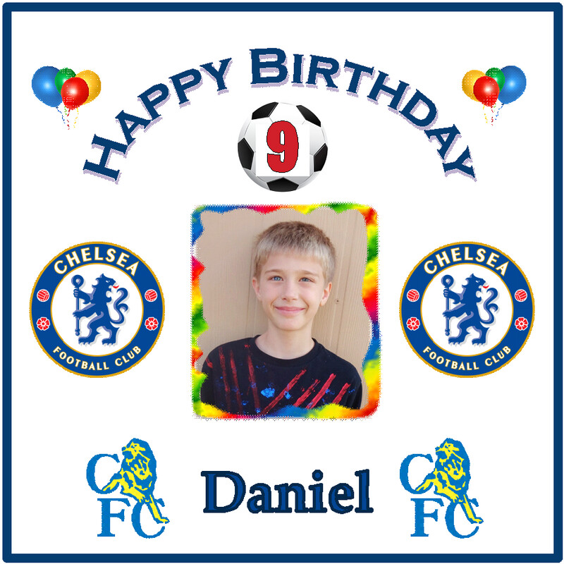 Football Club Photo Cake