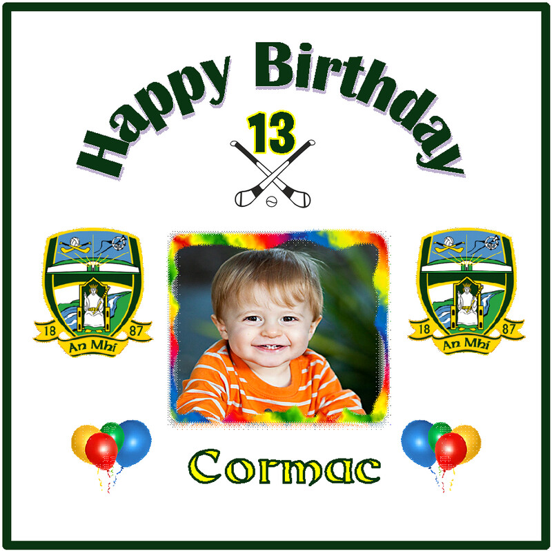 County Hurling Photo Cake