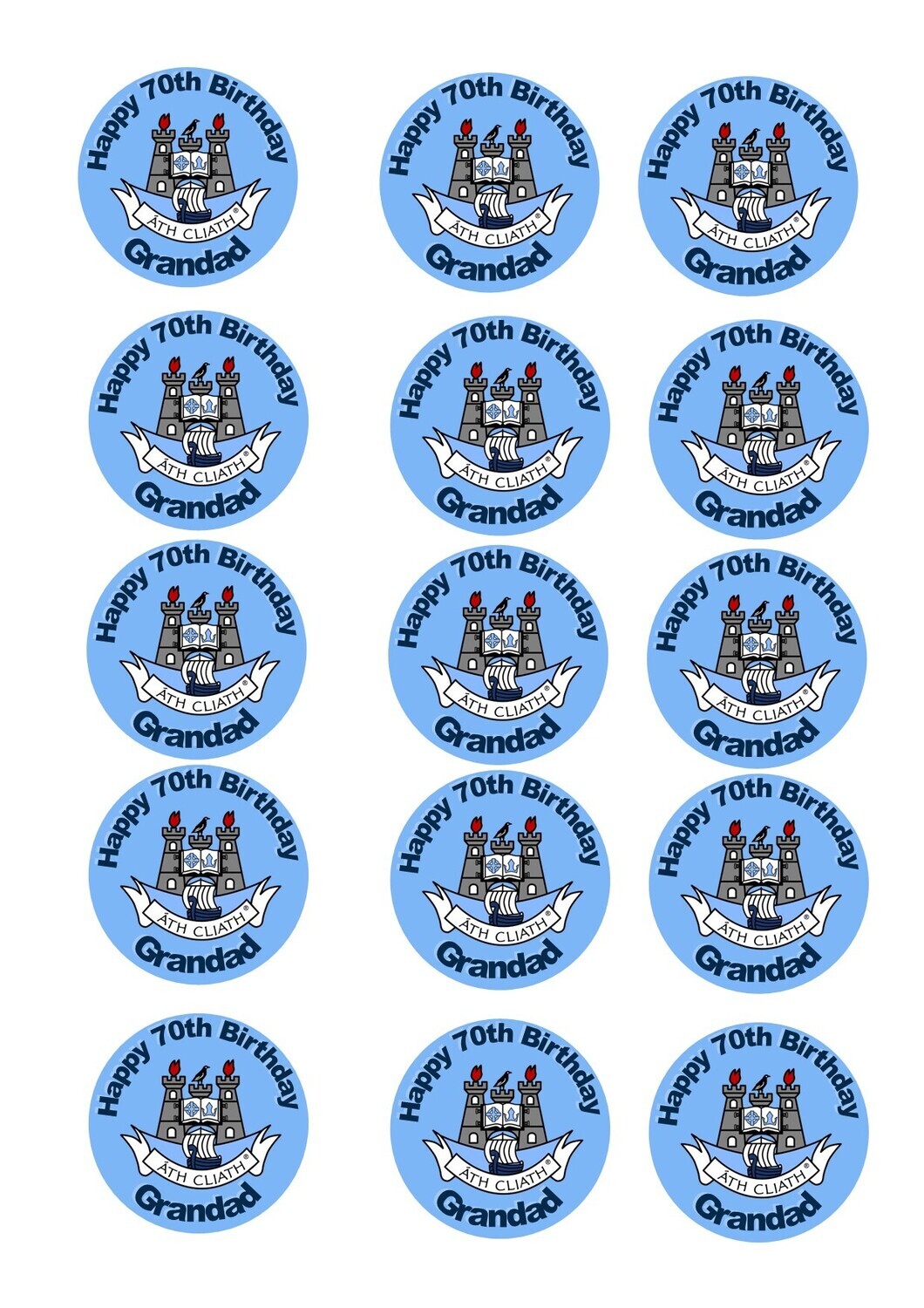 GAA Crest Toppers