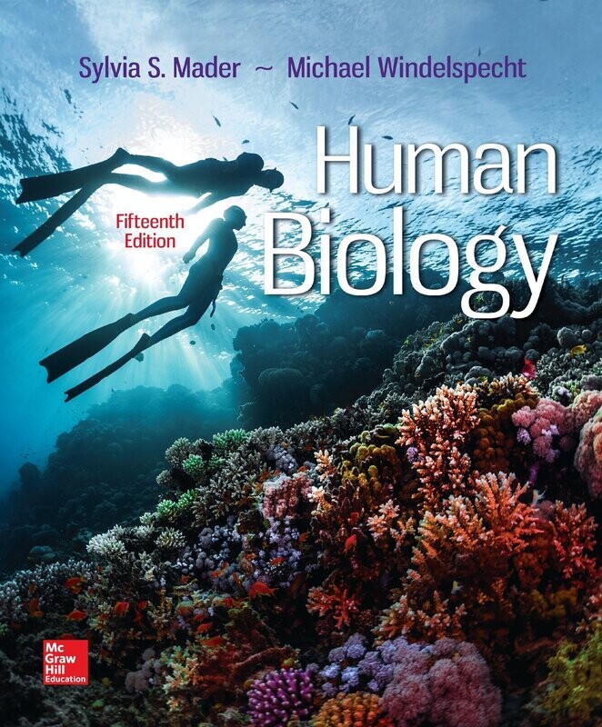 Human Biology 15th Edition
by Sylvia Mader (Author) – eBook-PDF
