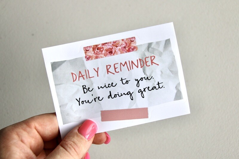 Daily Reminder Sticker - Be Nice