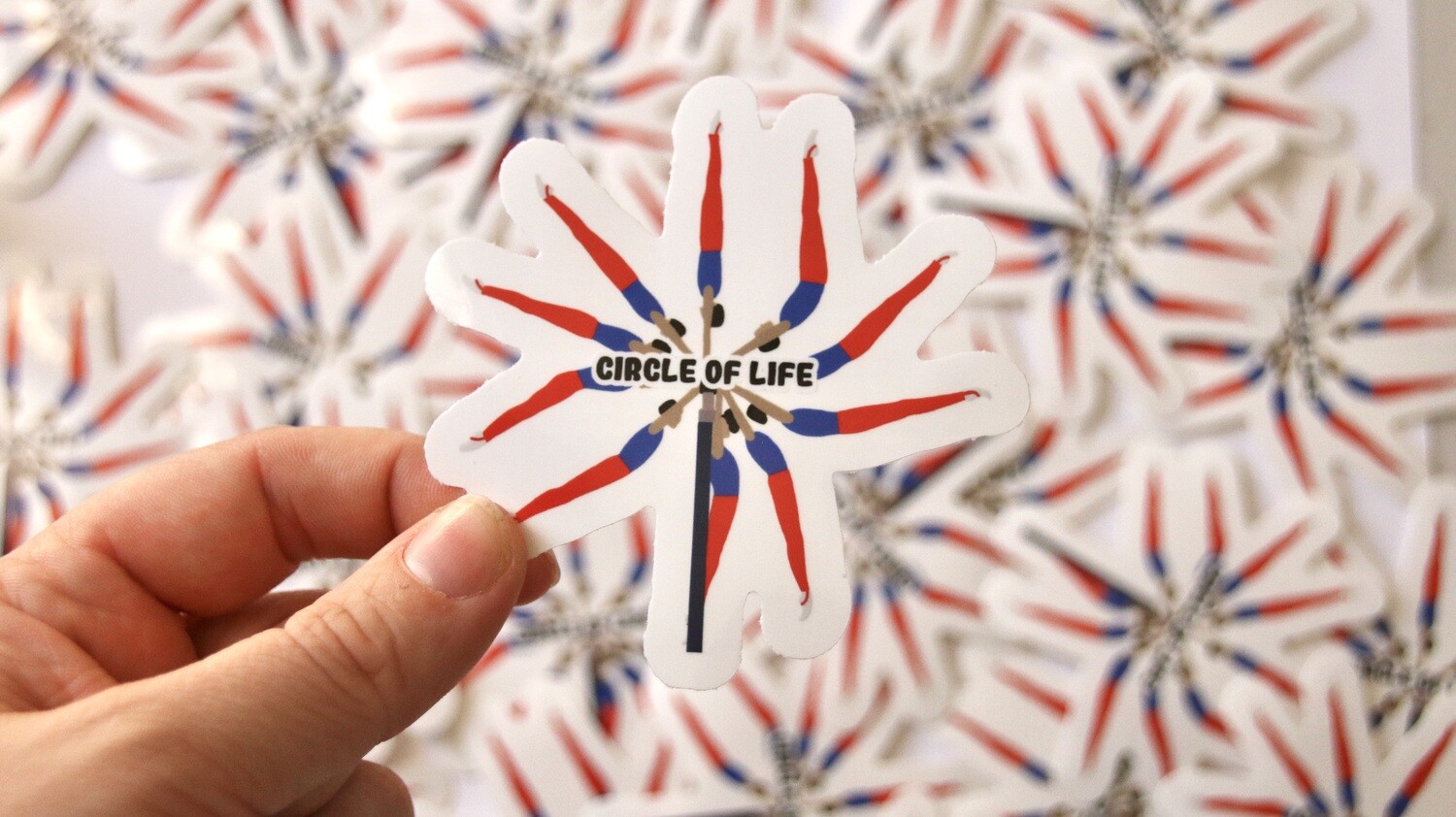 MAG &amp; WAG Circle of Life Sticker, Gymsport: MAG